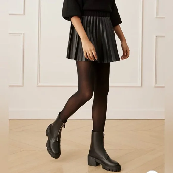 Stuart weitzman soho zip booties oat cream lug sole shoes 12 b new NIB ladies - Picture 17 of 17